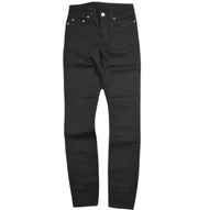 Acne Studios Italian-made Climb Stay Black Super Stretch Skinny Denim Pants, Size 28, Black, Origina