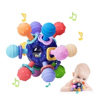 Baby Teething Toys: Infant Sensory Toys Teether Relief Rattle Toys for Babies 0 3 6 9 12 18 Months |