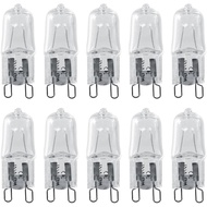 Fdit G9 Halogen Bulb, 10Pcs G9 Base Halogen Light 120V 40W Lighting Replacement Home Warm White Brig