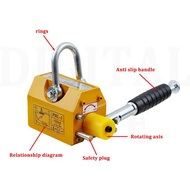 Good Magnetic Lifter 600KG 400KG Heavy Duty Lifting Magnet Hoist For Doing Steel Projects Heavy Indu