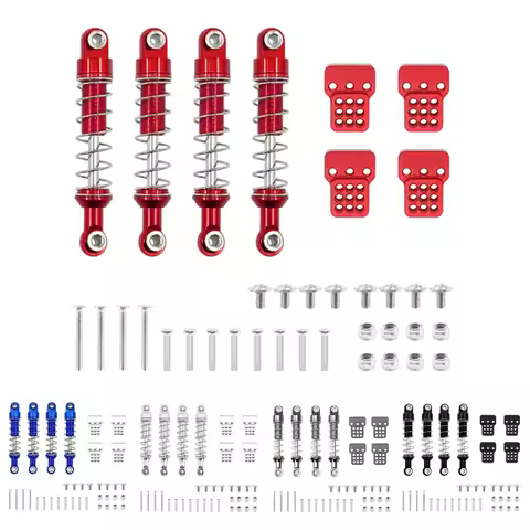 WPL C14 C24 C24-1 MN D90 MN99S MN45 Metal Shock Absorber Damper Extended Mount Seat RC Car Upgrade P