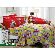 JESSICA ชุดผ้าปูที่นอน ขนาด 6 ฟุต (5 ชิ้น) ไม่รวมผ้านวม (ของแท้ 100%) รหัส MN004