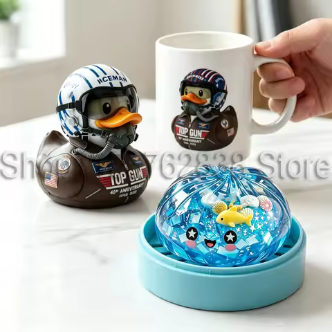 Top Gun 40th Anniversary Cup and Duck, Home Desktop Decoration Small Gift for 2026 New 40th Annivers