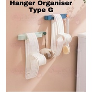 [SG] [FREE SHIP] Hanger Organiser (Type G) Clothings Clothes Pegs Organizer Organiser Hook Organise 