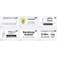PART 1B | STICKER AISKRIM MALAYSIA MURAH | POS SECEPAT 1 HARI | STICKER PRODUK MURAH | STICKER DOORG