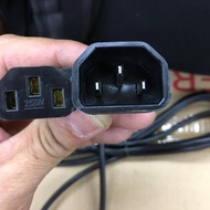 300v cpu monitor power cable 500v c13 c14 3x 0.75mm 1.5M/