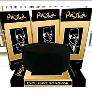 PASHA black cap, exclusive, luxurious, high-quality men's songkok, 9 non-ac songkok hitam