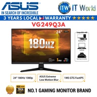 Itw | ASUS TUF Gaming VG249Q3A / 24" FHD / 180Hz / IPS / 1ms / Flicker-free Gaming Monitor