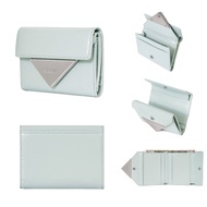 Fennec Wallet Ladies New Tri-fold Wallet Korean Niche Patent Leather Burst Crack Genuine Leather Car