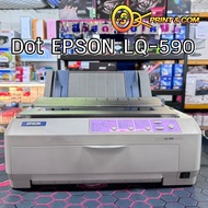 เครื่องพิมพ์ดอทเมตริกซ์ Epson LQ-590 (พร้อมหมึกแท้) เครื่องมือ2รับประกันตัวเครื่อง 3เดือน หัวเข็ม 6 