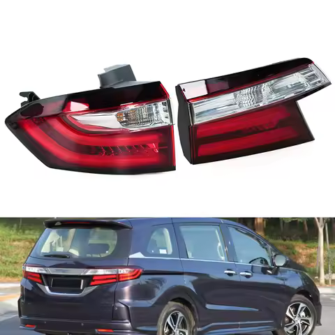 1 PC Left/Right Side Car Tail Lamp LED Rear Tail Light Brake Lamp with For Honda Odyssey RC1/3 2015 