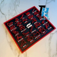 F1 Circuit 3D Printed – F1 2025 Race Track Collection Model