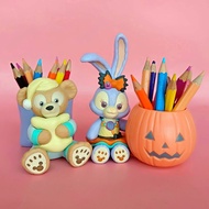 ┇ﺴ2 pcs set Disney Bear Duffy and Stella Lou Pen Holder Action Figure Toys Kawaii Table Decoration Gifts for Kids Model