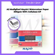 [WE-ARTS] A2 Modigliani MayArt Watercolour Paper 300gsm 100% Cellulose-CP