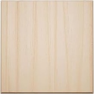 2 1/2"W x 2 1/2"H x 7/8"P Americraft Solid Hardwood Stain Grade Standard Smooth Rosette with Beveled