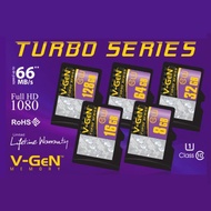 TRI54 - MEMORY MICRO SD VGEN V-GEN TURBO CLASS 10 8GB 16GB 32GB 64GB 1