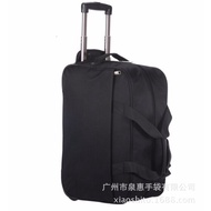 ‍🚢Medium Solid Color Soft Backpack Li Bag Travel Shoulder Bag Trolley Bag Trolley Bag