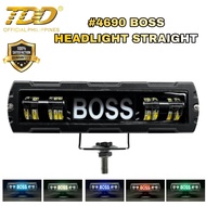 TDD 4690 BOSS HEADLIGHT STRAIGHT WHITE COLOR W/ 5 FLASHING AND BLINKING LIGHT