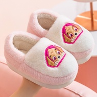 PAW Patrol Children Cotton Slippers Boys and Girls 2023 Autumn and Winter Indoor Home Non-Slip Warm Ankle Wrap Cotton Shoes