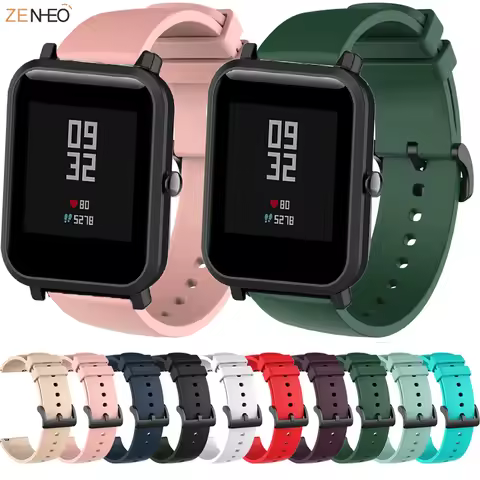 10 colors Wrist Strap For Amazfit Bip Watchbands For Xiaomi Huami Amazfit Bip U / Bip S / GTS 2 / GT