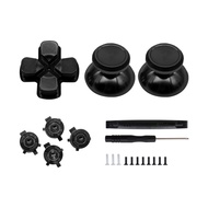 Metal Button Set for Playstation- 5  Chrome Analog Buttons Controller Joystick Repair Gaming Accessories