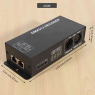 ตัวถอดรหัสดิจิตอล A92Z Dmx 512, ตัวควบคุม Dmx512 สำหรับไฟ LED RGBW แบบเทป สายเชื่อมต่อ RJ45 DC12-24V
