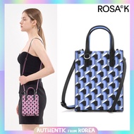 ROSA K WOMEN BAG Cabas Monogram Tote BAG XS PINKBLACK BLUE BLACK