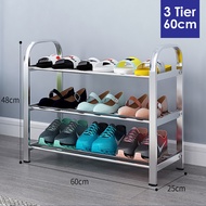 Innohut Multilayer Stainless Steel Shoe Rack Rak Kasut Bertingkat Shelf Shoe Outdoor Organizer Rack 