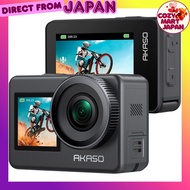 【from Japan】AKASO Brave7 Action Camera 4K60fps 20MP IPX8 Waterproof 10M Underwater Camera 6-axis Ima