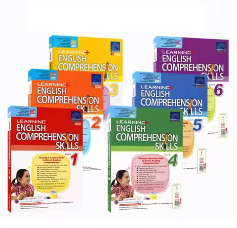 6 Books SAP Reading Learning English Comprehension Skills Singapore Primary School Studlents Textboo