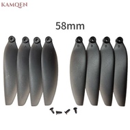 KAMQEN Folding Propeller Blades, Black Universal Remote Control Drone Parts, 58mm/66mm Plastic Quadc