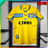 Lazio Retro 1998/99 Salas Yellow Football Jersey