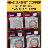 Y125ZR GASKET HEAD COPPER TEMBAGA STANDARD RACING 57MM 61mm 62mm ASHUKA FOR YAMAHA Y125ZR Y125Z