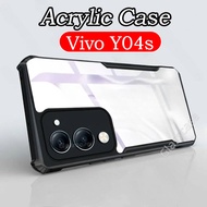 Casing For Vivo Y04 Y29 s t Y04s Y04t Y29s Y29t VivoY04s Y 04s VivoY29s Y 29s 4G 5G Acrylic Clear Ph