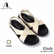 Agatha Lumiere - Cindy Sandal Two-Strap FlatWanita