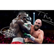 Tason.Fry Tyson Fury Tyson Fury Deonta.DEONTAY DEONTAY WILDER Signature Photo