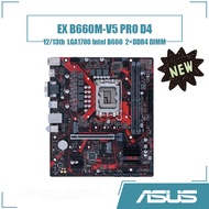 [NEW] ASUS EX B660M-V5 PRO D4 Motherboard 2×DDR4 DIMM Intel B660 64GB LGA1700 Desktop Mainboard