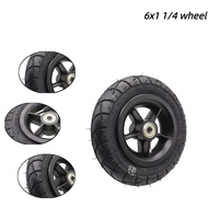 Scooter inflatable wheels 6 inches 6x1 1/4 wheels M8/M10 for scooter wheel accessories