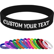 Custom PVC Wristband  Custom Event Wristband Print Company Logo Printed Silicone Wristband Rubber Wr