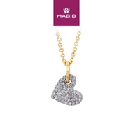 HABIB Diamond Necklace in 375/9K Yellow Gold (Heart) 560090723(YG)