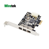 PCI-E Firewire 800 Card 1394A + 1394B WIRETEK