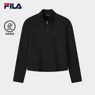 FILA CORE FILA MILANO Women Sweatshirt（Black)