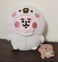 Kakao Friends Ryan 睡衣造型毛公仔連掛牌