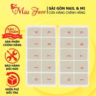 Small 10-digit nail box - specialized nail box for nail art - nail box for nail samples