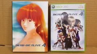 自有小寶物，XBOX360 生死格鬥4 DEAD OR ALIVE 4代 初回特典版 盒書完整品 日版初版全新品