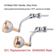 Fishing Reel DIY Repair Handle All Metal Replacement Power Handle Alloy Knob Fishing Reel Handles For SHIMANO Spinning Reel Rocker Arm