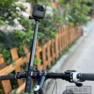TUYU Motorcycle Bicycle Handlebar Mount Bracket Invisible Monopod For Gopro Max Hero 10 9 Insta360 One X2 X3 Camera Accessories