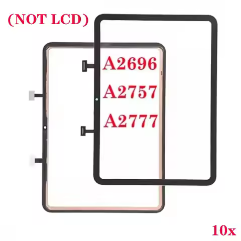 10Pcs For iPad 10 2022 A2696 A2757 A2777 10th 10.9“ Touch Screen Digitizer Panel Assembly Display Wi
