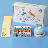 Wooden Spell Word Toys Letter Cognitive Challenge Memory English Word Game Early Learning Education