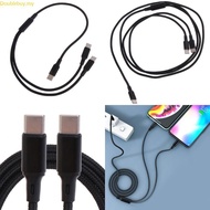Doublebuy Durability Type-C to Type-C+Type-C Charger Cable Type C Cable Replacement